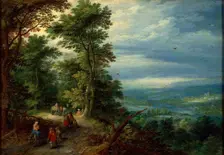 Edge of the Forest (The Flight into Egypt) 1610. Creator: Brueghel, Jan, the Elder (1568-1625)