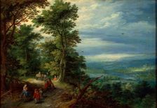 Edge of the Forest (The Flight into Egypt) 1610. Creator: Brueghel, Jan, the Elder (1568-1625)