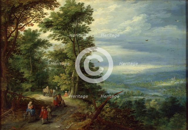 Edge of the Forest (The Flight into Egypt), 1610. Creator: Jan Brueghel the Elder.