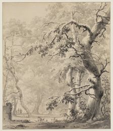 Edge of the Woods, between 1780 and 1789. Creator: Jacobus van Liender