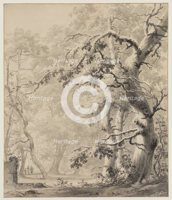Edge of the Woods, between 1780 and 1789. Creator: Jacobus van Liender.