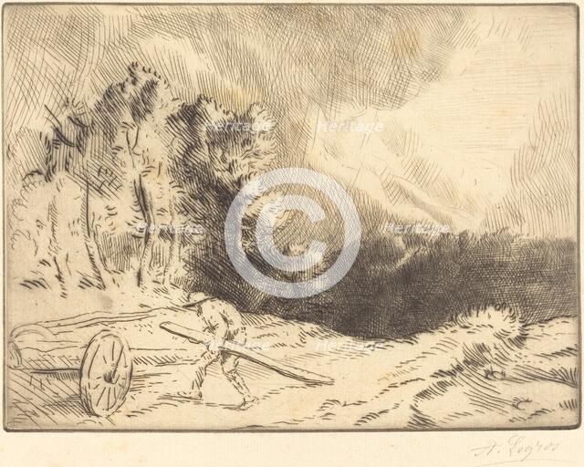 Edge of a Forest in Bourgogne (Un coin de foret en Bourgogne). Creator: Alphonse Legros.