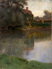 Edge of a Stream, late 19th-early 20th century. Creator: Eliphalet Frazer Andrews