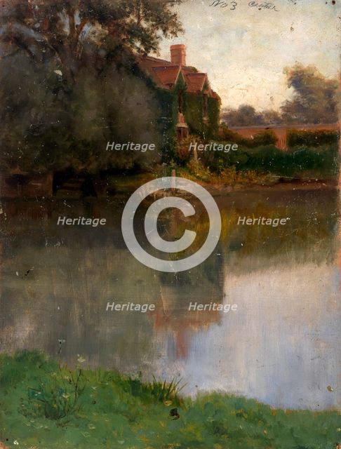 Edge of a Stream, late 19th-early 20th century. Creator: Eliphalet Frazer Andrews.