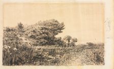 Edge of Marsh at Couronne, 1863. Creator: Félix Ziem (French, 1821-1911)