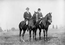 Edgewood Hunt - Colonel Thompson; Mrs. W.S. Bowen, 1912. Creator: Harris & Ewing