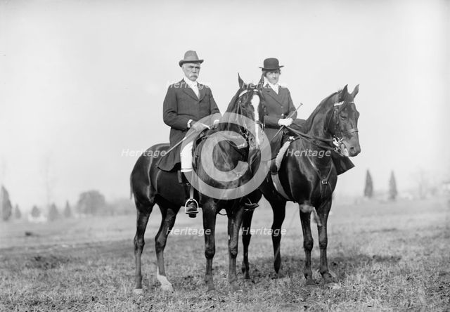 Edgewood Hunt - Colonel Thompson; Mrs. W.S. Bowen, 1912. Creator: Harris & Ewing.