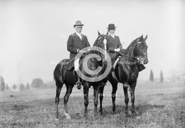 Edgewood Hunt - Colonel Thompson; Mrs. W.S. Bowen, 1912. Creator: Harris & Ewing.