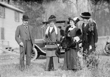 Edgewood Hunt - George H. Chase; Mrs. Chase; Mrs. Tuckerman; Mrs. R.H. Chapman, 1912. Creator: Harris & Ewing