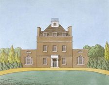 Edgware Lodge, Edgware, Middlesex, c1820. Artist: John Oldfield
