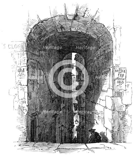 Edinburgh: Advocates' Close, 1864. Creator: Unknown.