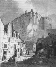 Edinburgh Castle 1843, (1845). Artist: John Jackson