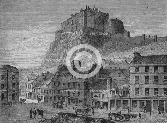 'Edinburgh Castle', c1880. Artist: Unknown.