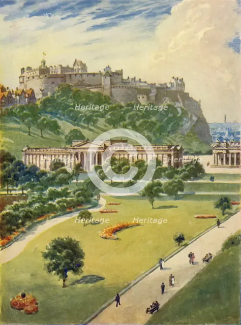 'Edinburgh Castle', c1948. Creator: Unknown.