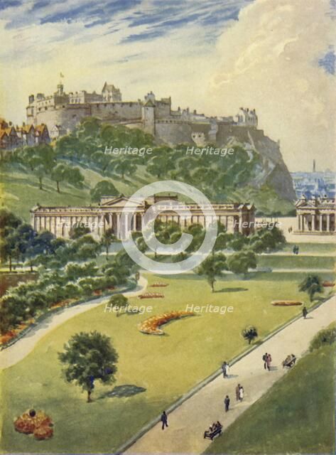 'Edinburgh Castle', c1948. Creator: Unknown.