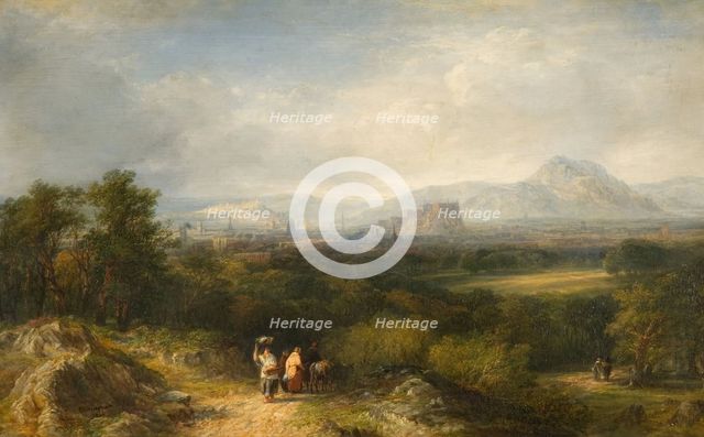 Edinburgh from Corstorphine, 1846. Creator: Frederick Henry Henshaw.
