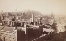 Edinburgh from Calton Hill, between 1870 and 1880. Creator: James Valentine