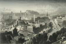 Edinburgh from Calton Hill c1870