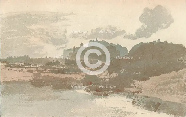 'Edinburgh: From St. Margaret's Loch', 1909. Artist: JMW Turner.