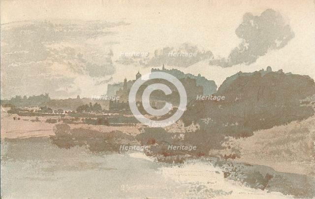 'Edinburgh: From St. Margaret's Loch', 1909. Artist: JMW Turner.