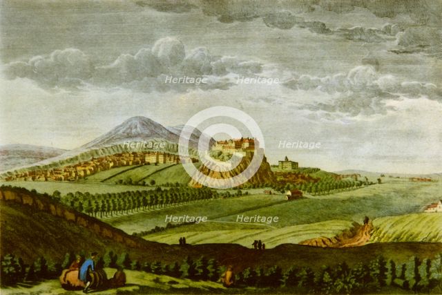 'Edinburgh from the West, in the Time of David Hume', c1750, (1943).  Creator: Paul Sandby.
