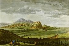 Edinburgh from the West, in the Time of David Hume c1750, (1943). Creator: Paul Sandby