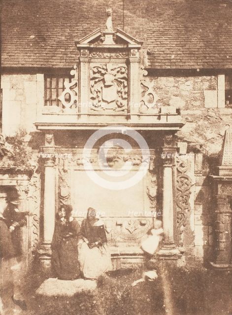 Edinburgh. Greyfriar's Churchyard, 1843-47. Creators: David Octavius Hill, Robert Adamson, Hill & Adamson.