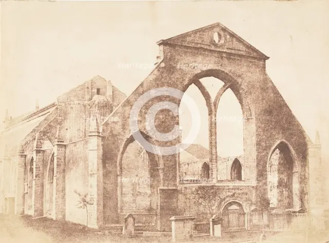 Edinburgh. Greyfriars' Churchyard, 1843-47. Creators: David Octavius Hill, Robert Adamson, Hill & Adamson.