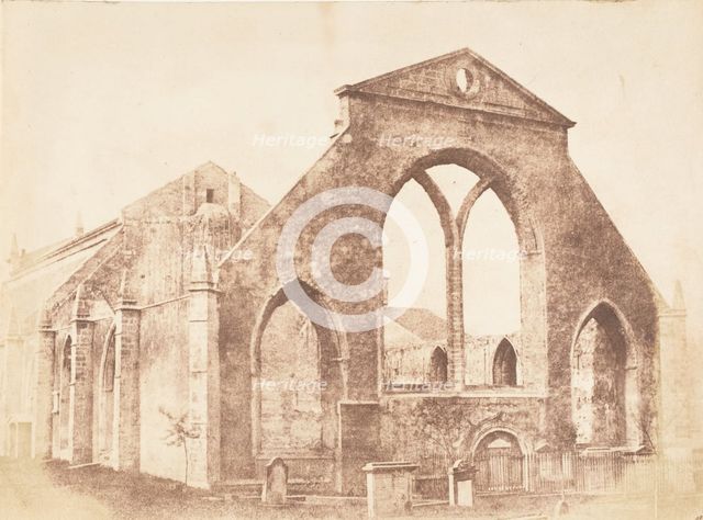 Edinburgh. Greyfriars' Churchyard, 1843-47. Creators: David Octavius Hill, Robert Adamson, Hill & Adamson.