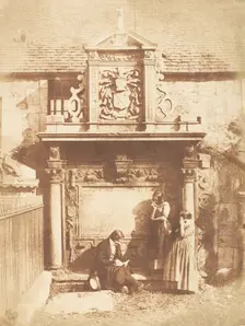 Edinburgh. Greyfriars Churchyard, 1843-47. Creators: David Octavius Hill, Robert Adamson, Hill & Adamson