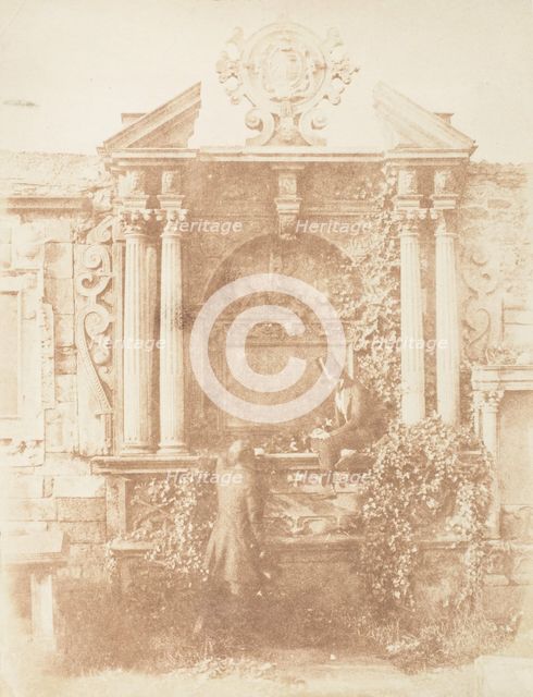 Edinburgh. Greyfriars' Churchyard, 1843-47. Creators: David Octavius Hill, Robert Adamson, Hill & Adamson.