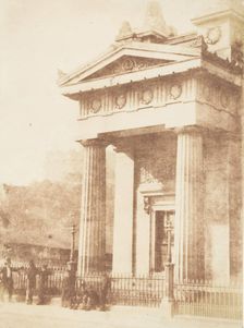 Edinburgh. Greyfriars Churchyard, 1843-47. Creators: David Octavius Hill, Robert Adamson, Hill & Adamson