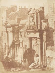 Edinburgh. Greyfriars Churchyard, 1843-47. Creators: David Octavius Hill, Robert Adamson, Hill & Adamson
