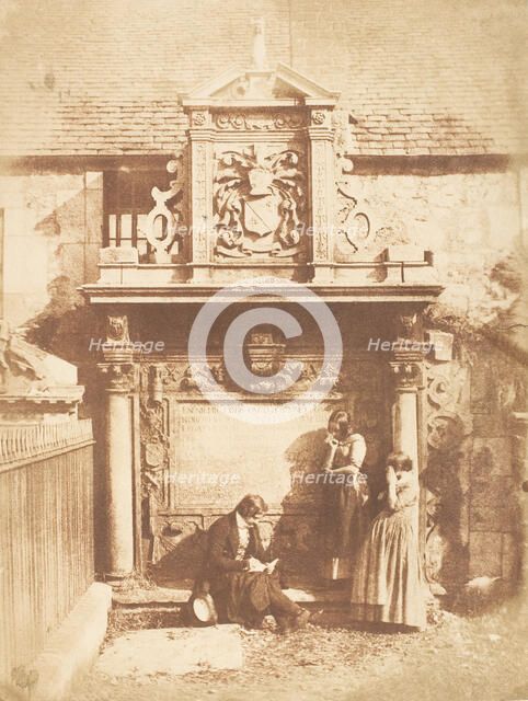 Edinburgh. Greyfriars' Churchyard, 1843-47. Creators: David Octavius Hill, Robert Adamson, Hill & Adamson.