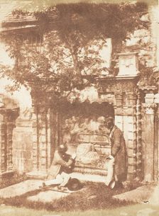 Edinburgh. Greyfriars Churchyard, 1843-47. Creators: David Octavius Hill, Robert Adamson, Hill & Adamson