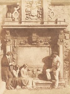 Edinburgh. Greyfriars Churchyard, 1843-47. Creators: David Octavius Hill, Robert Adamson, Hill & Adamson
