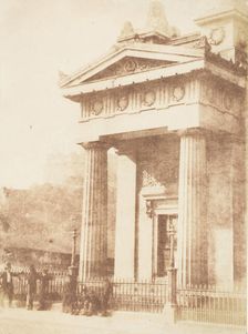 Edinburgh. Greyfriars Churchyard, 1843-47. Creators: David Octavius Hill, Robert Adamson, Hill & Adamson