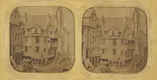 Edinburgh, John Knox's House, High St., 1855-1865. Creator: John Lennie