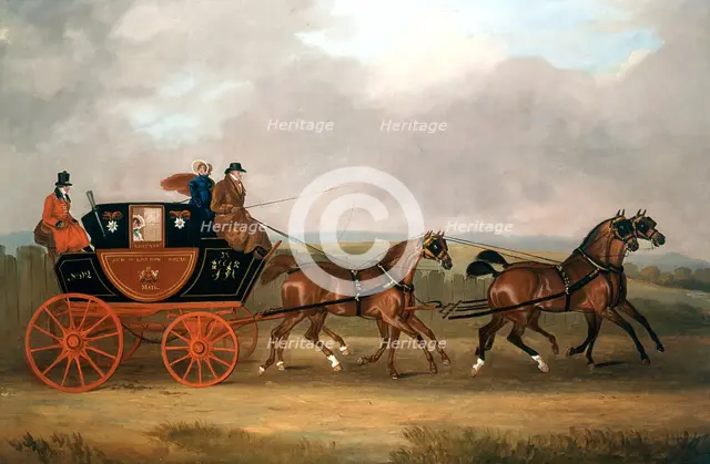 'Edinburgh-London Royal Mail'. Artist: D Dally