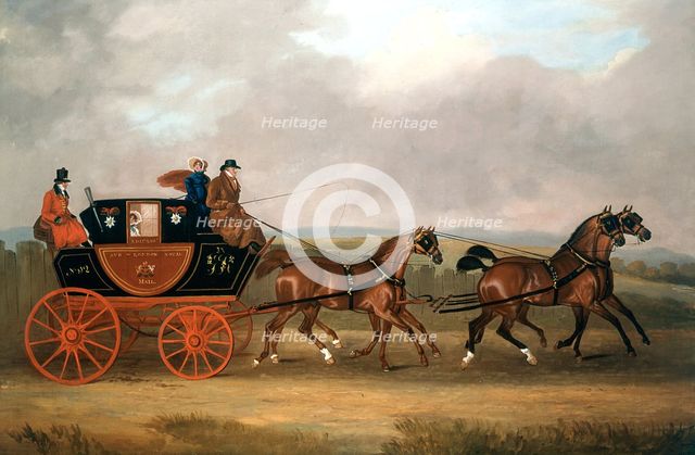 'Edinburgh-London Royal Mail'. Artist: D Dally