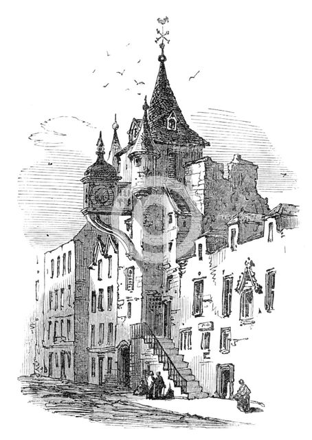 Edinburgh: the Tolbooth, 1864. Creator: Unknown.
