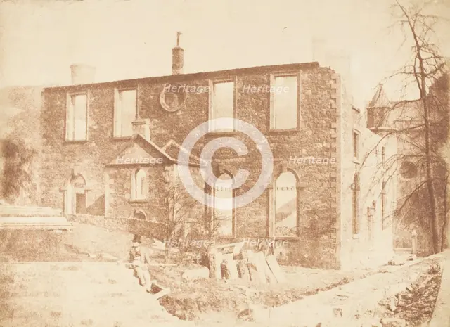 Edinburgh. The Orphan Hospital, 1843-47. Creators: David Octavius Hill, Robert Adamson, Hill & Adamson.