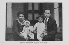 Edison Henshaw Gaines and wife, 1921. Creator: Unknown