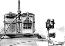 Edison's electric pen, c1876. Creator: Unknown