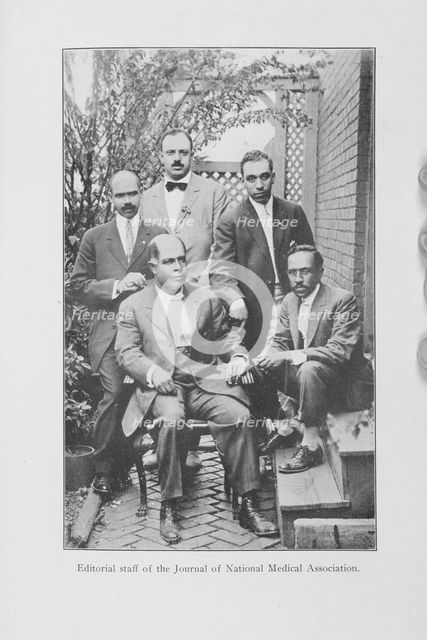 Editorial staff of the Journal of National Medical Association, 1916. Creator: Unknown.