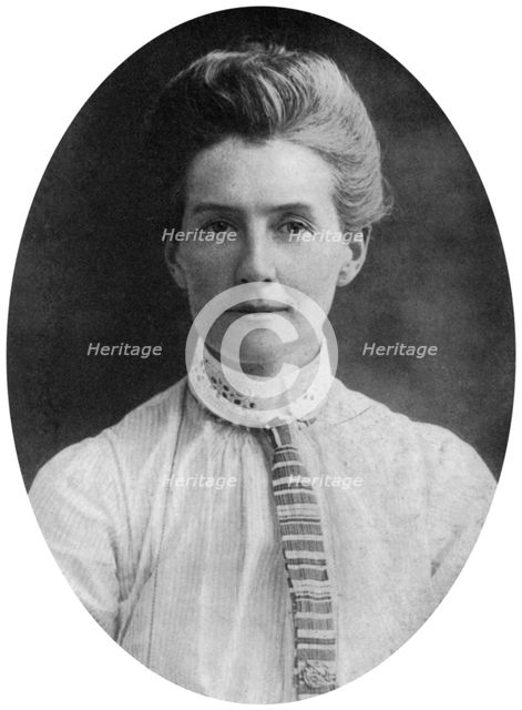 Edith Cavell, British nurse and humanitarian, c1915, (c1920). Artist: Unknown
