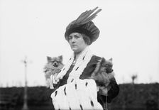 Edith Stone & "Tuxedo Marvel", between c1910 and c1915. Creator: Bain News Service