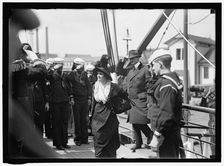 Edith Wilson? and William Gibbs McAdoo, between 1913 and 1917. Creator: Harris & Ewing