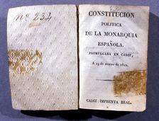 Edition of the Constitution of the Spanish Monarchy enacted in 1812