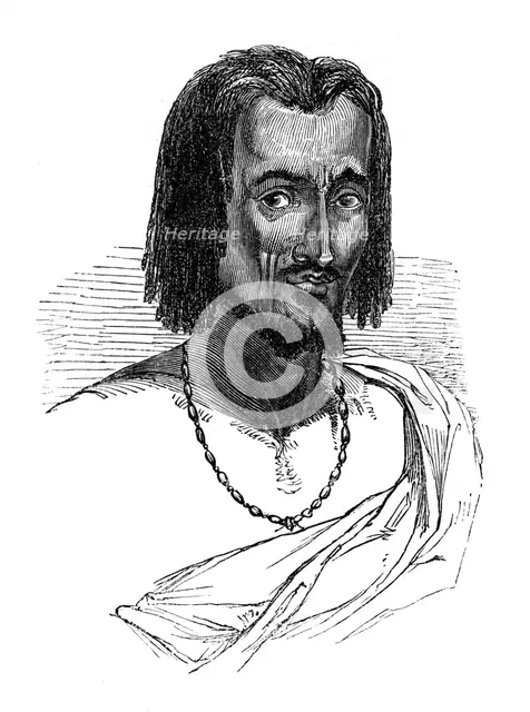 'Edjow Galla', 1848. Artist: Unknown